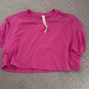 Lululemon all yours cropped t shirt
